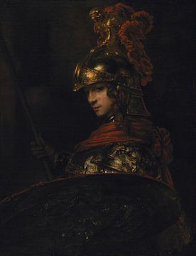 Rembrandt, Palas Athena, ca 1655 van Atelier Liesjes