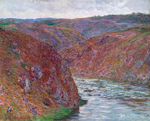 Vallei van de Creuse (Grijze Dag), Claude Monet