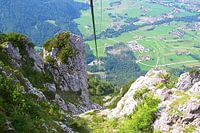 De Rauschbergbahn in Ruhpolding Zuid Duitsland