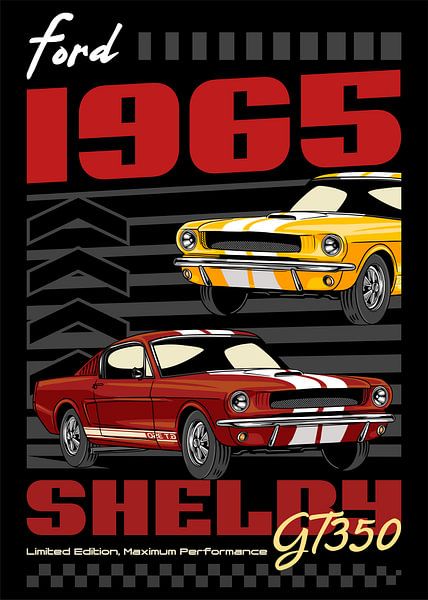 Ford Mustang Shelby GT350 Muscle Car by Adam Khabibi