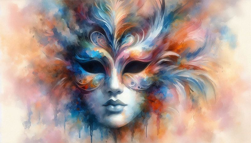 Venetian mask by Nicolette Vermeulen