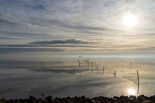 Winterzon IJsselmeer