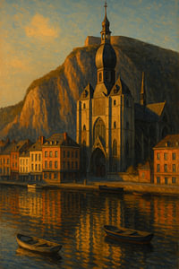Goldene Stunde in Dinant - Gelassenheit an der Maas