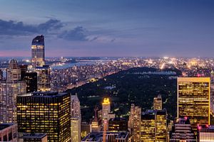 New York    zum Sonnenuntergang by Kurt Krause