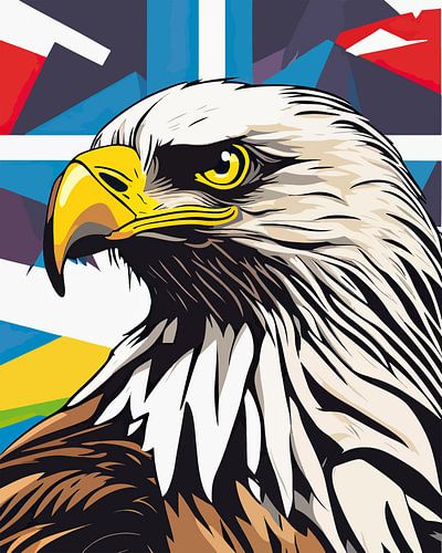 Adelaars aanwezigheid in pop-art: Gedurfd en mooi