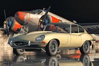 Jaguar E-Type - Une voiture de sport légendaire de 1960 par Jan Keteleer Aperçu