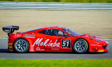 Ferrari 458 Italia GT3 voiture de course sur Sjoerd van der Wal Photographie