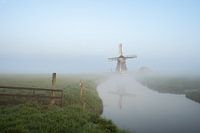 Molen in de mist