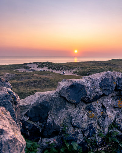 Sunset at the North Sea