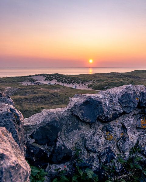 Sunset at the North Sea by WILBERT HEIJKOOP photography