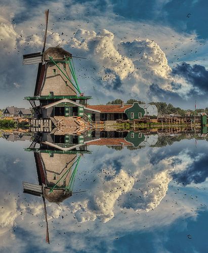 Water Reflection, Zaanse Schans, The Netherlands