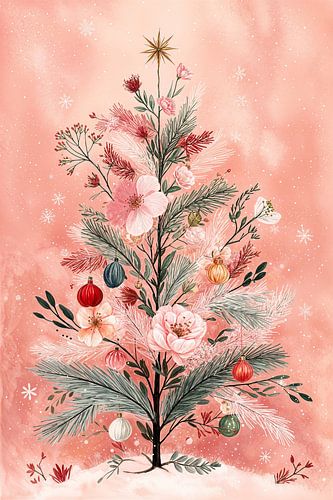 Christmas Tree of Flowers no. 2