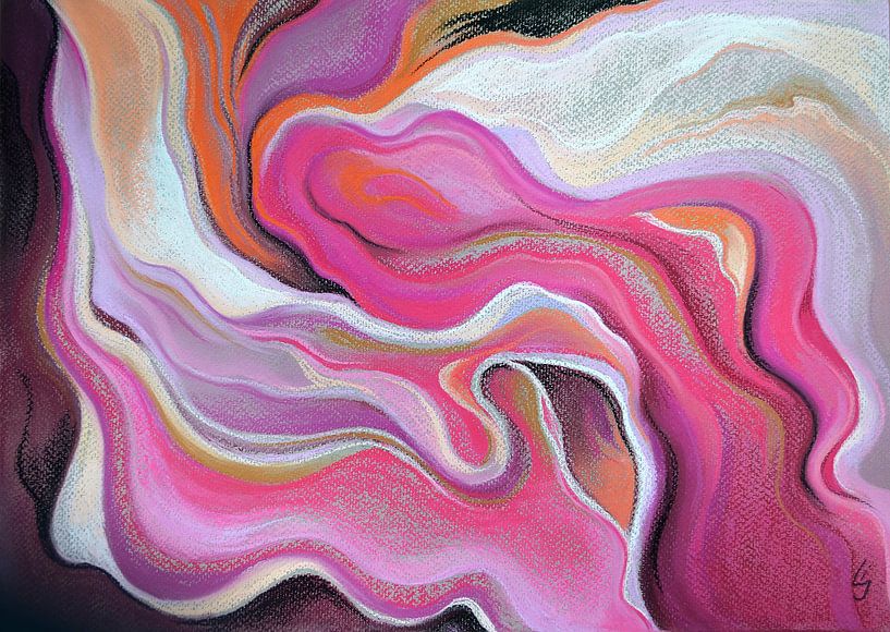Pink honey by Julia Liubina