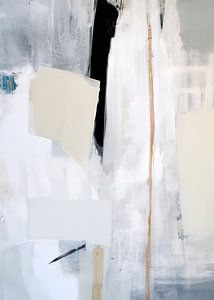 Modernes abstraktes Gemälde "Feeling blue"