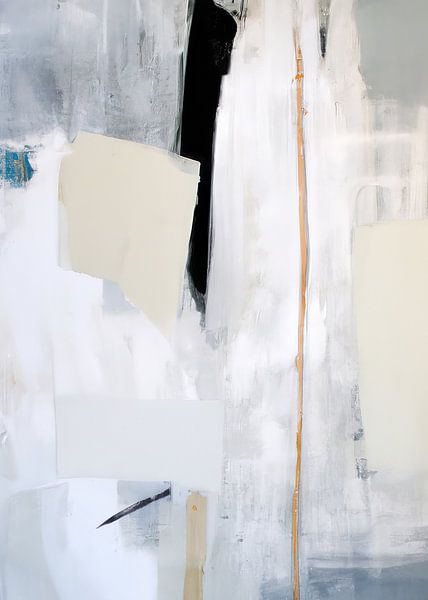 Modern abstract painting &quot;Feeling blue&quot; by Studio Allee