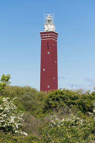 Vuurtoren Westhoofd in Ouddorp Verticaal