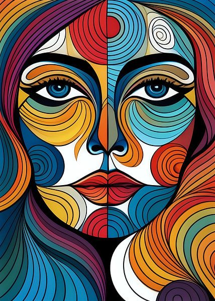 Kleurenkunst Vrouwen van Rizal Azhari