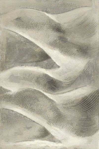 Sandmuster | Taupe von Kanzo