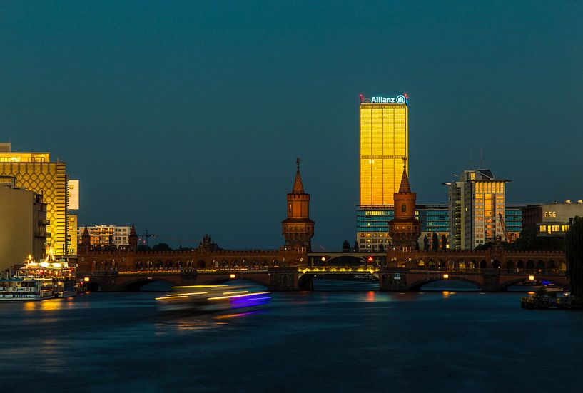 Spree an der Oberbaumbrücke, Berlin von Winne Köhn