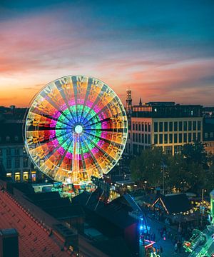 Fürth Ferris Wheel - portrait format by Faszination Fürth