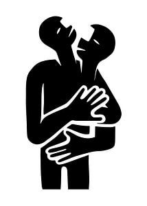 Abstract Hug No 2