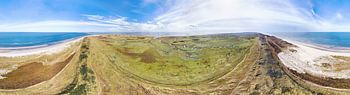 Boschplaat Terschelling, in 360° aus der Luft