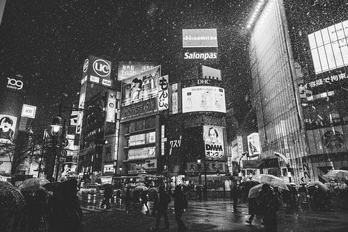 De Neonverlichte Nachten van Tokyo: Een Lichtspektakel