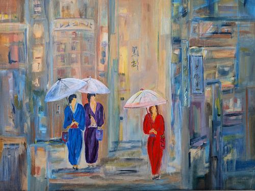 Promenade en ville en automne sur Gerda Ursula Roos