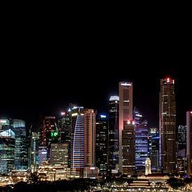 Skyline von Singapur von Rens Roosloot