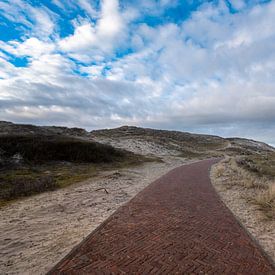 Promenade sans fin dans les dunes sur Michel Knikker