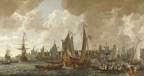 De aankomst van koning Karel II van Engeland te Rotterdam, 24 mei 1660