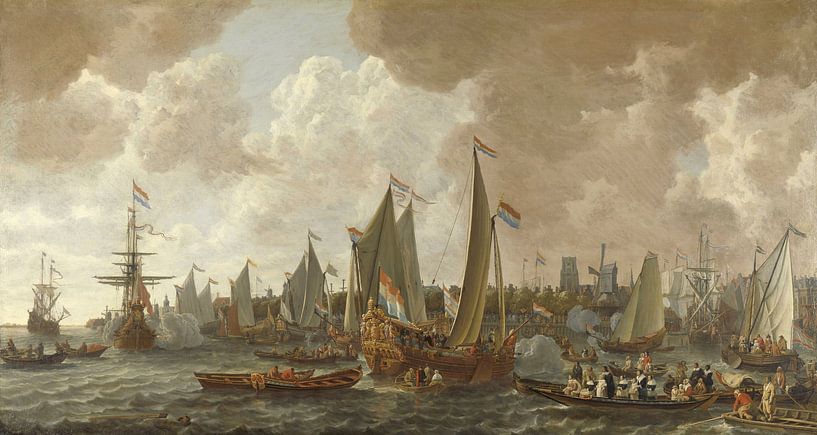 The arrival of King Charles II of England at Rotterdam, 24 May 1660 by Rebel Ontwerp