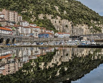 The small port of Elantxobe, Basque Country by Harrie Muis