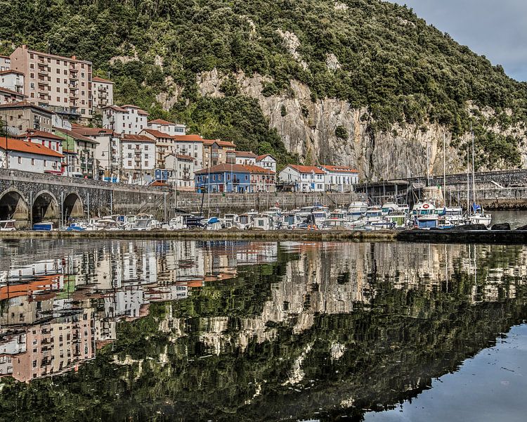 The small port of Elantxobe, Basque Country by Harrie Muis
