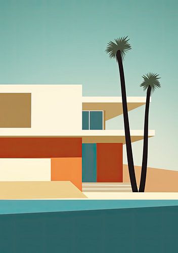 Bauhaus Poster Kunstdruk Ontwerp Architectuur