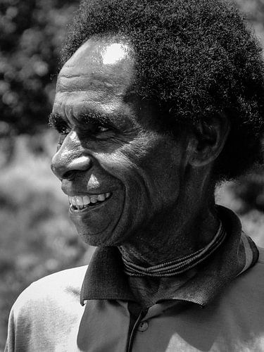 Villager in the Baliem valley