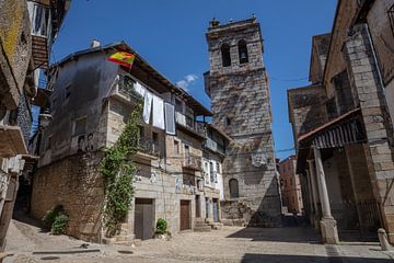 Oude kerk in Mogarraz Spanje van Joost Adriaanse