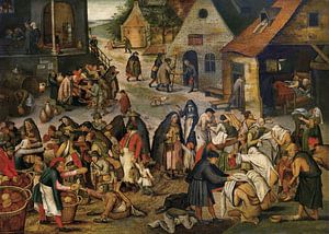 Die Werke der Barmherzigkeit, Pieter Brueghel der Jüngere