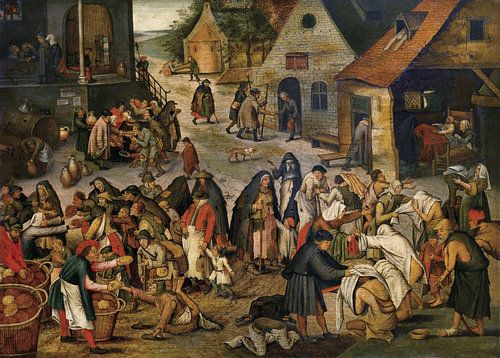 De werken van barmhartigheid, Pieter Brueghel de Jonge