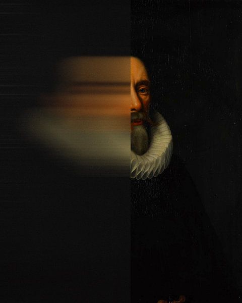 Porträt eines Mannes, Original (1648) von Cornelis van der Voort von The New Classics