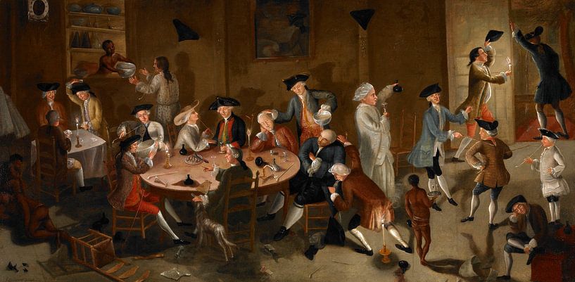 Sea Captains Carousing in Surinam, John Greenwood by Masterful Masters