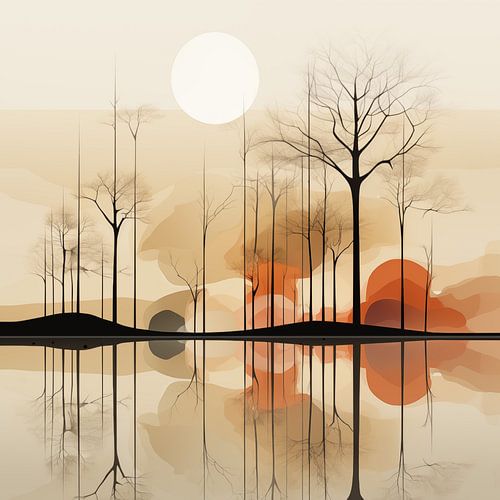 Abstrakte Landschaft