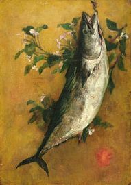 John La Farge~Vis (Decoratief paneel)