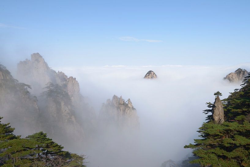 Gelber Berg - Huang Shan, China von Peter Apers