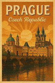 Prague by Poster Art Shop