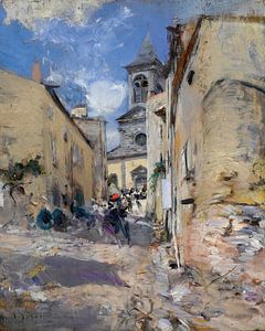 Giovanni Boldini - Dorfkirche (Abschiedsmesse)