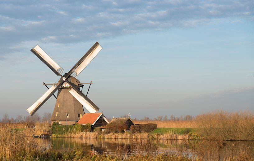 windmills in Kinderdijk Holland by ChrisWillemsen