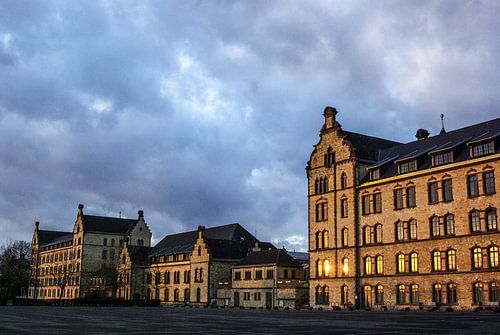 Osnabrück University in the evening sun