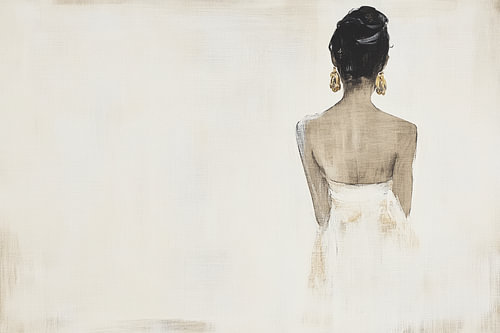Minimalistisch en modern portret