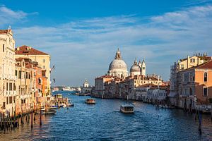 Blick auf die Kirche Santa Maria della Salute in Venedig, Italie von Rico Ködder